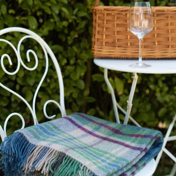 Arbigland Plaid Wool Blanket