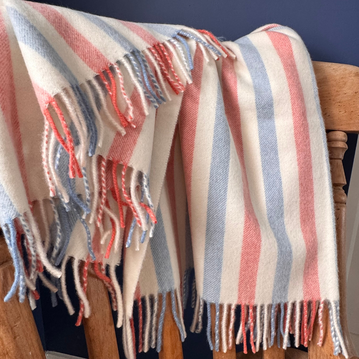 Cairn Stripe Pure Cashmere Baby Blanket