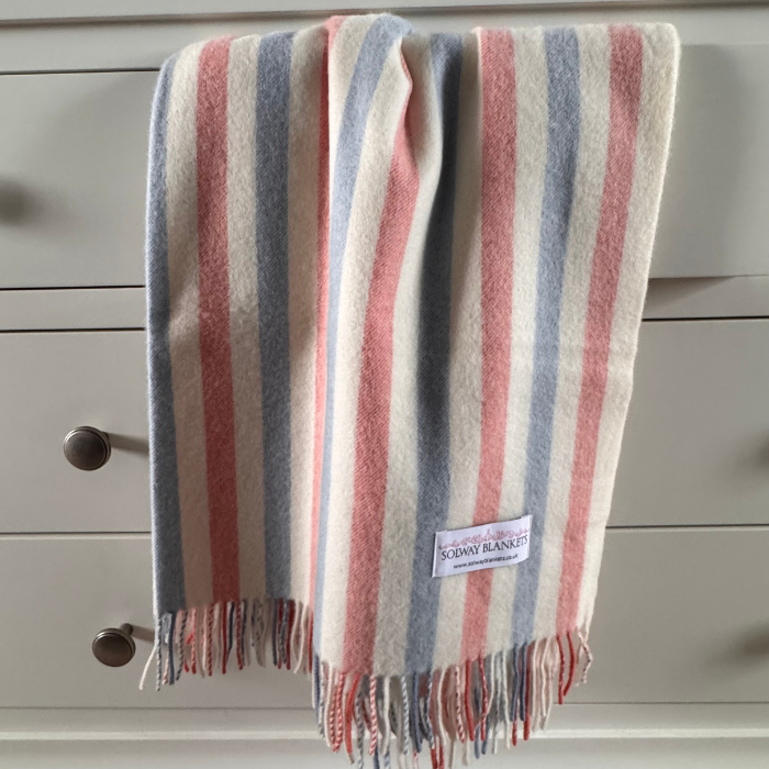 Cairn Stripe Pure Cashmere Baby Blanket