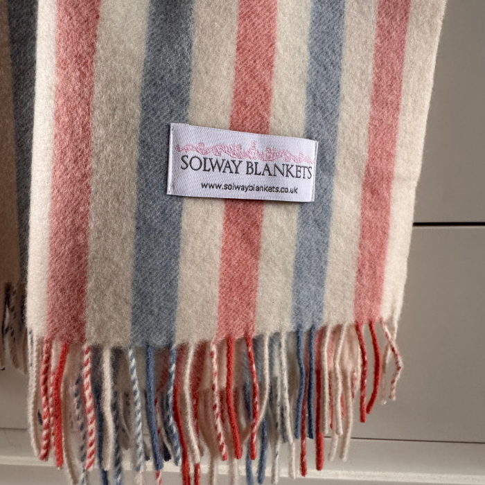Cairn Stripe Pure Cashmere Baby Blanket