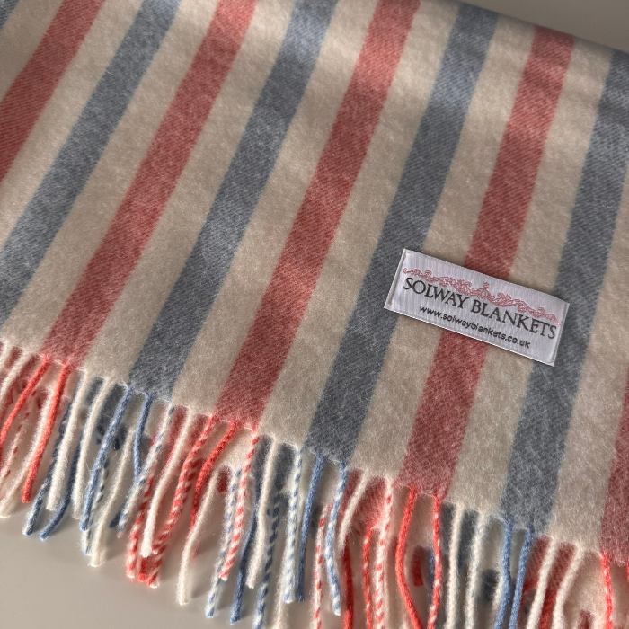 Cairn Stripe Pure Cashmere Baby Blanket