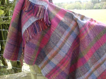 Kennedy Plaid Pure Wool Blanket