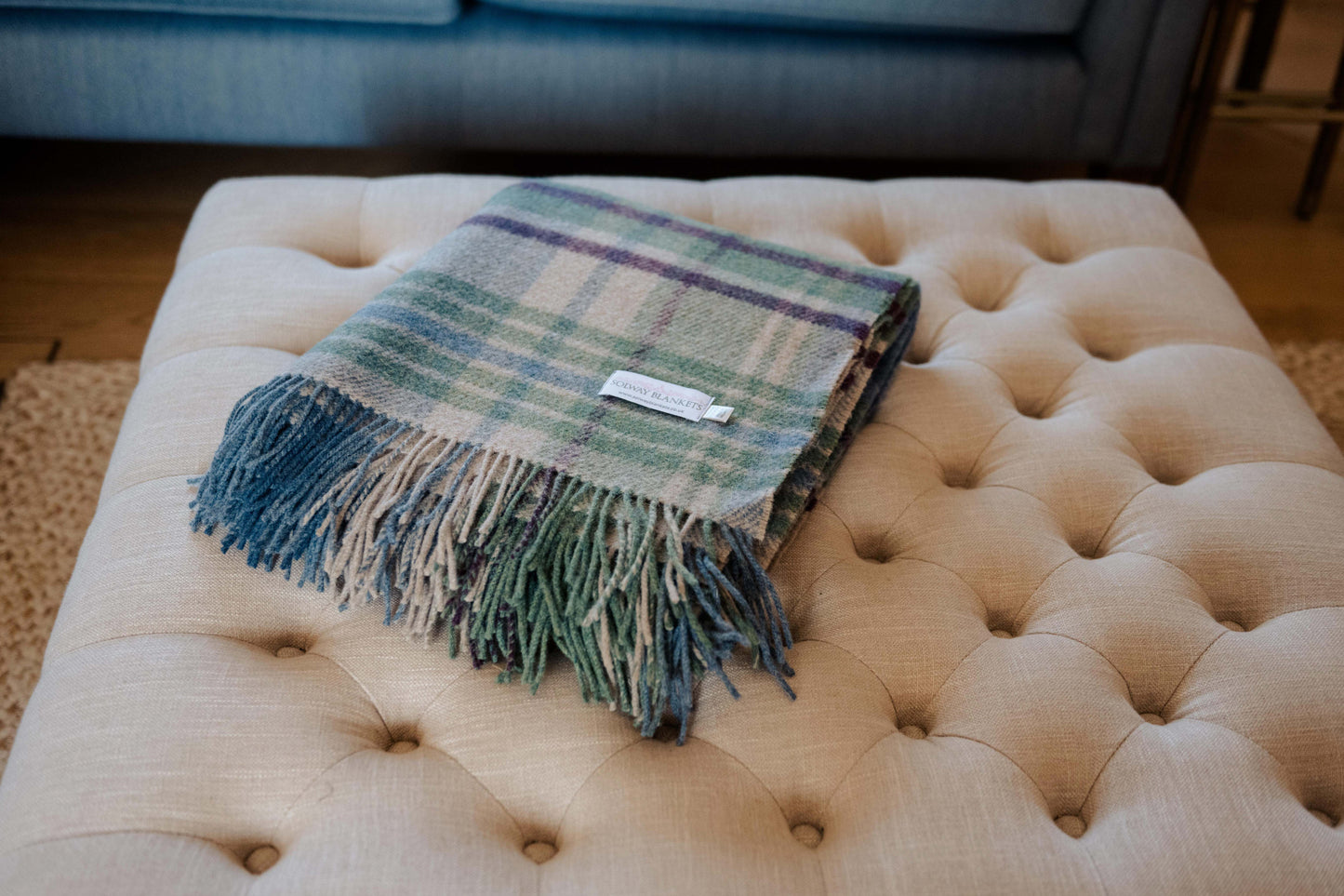 Arbigland Plaid Wool Blanket