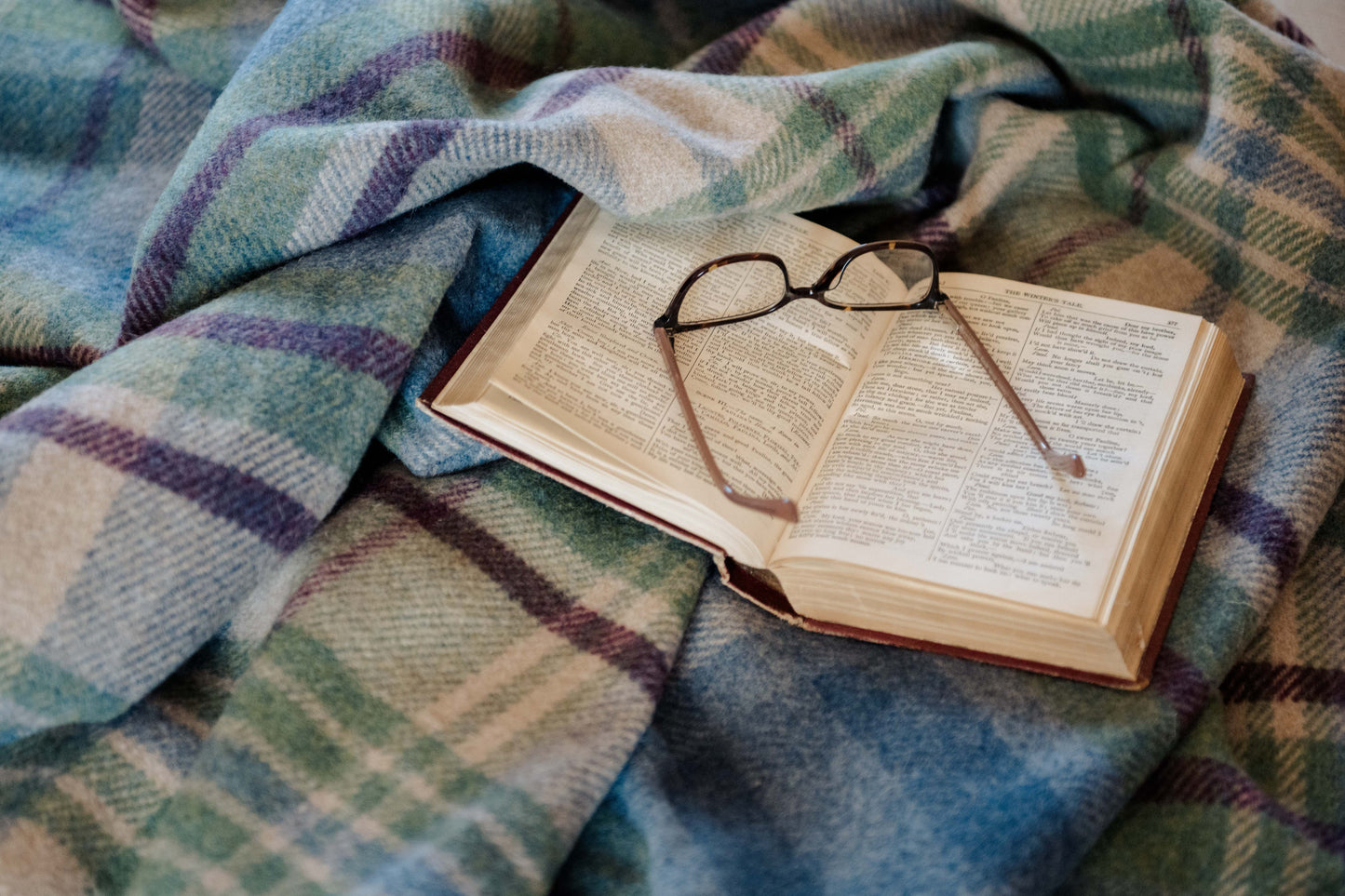 Arbigland Plaid Wool Blanket