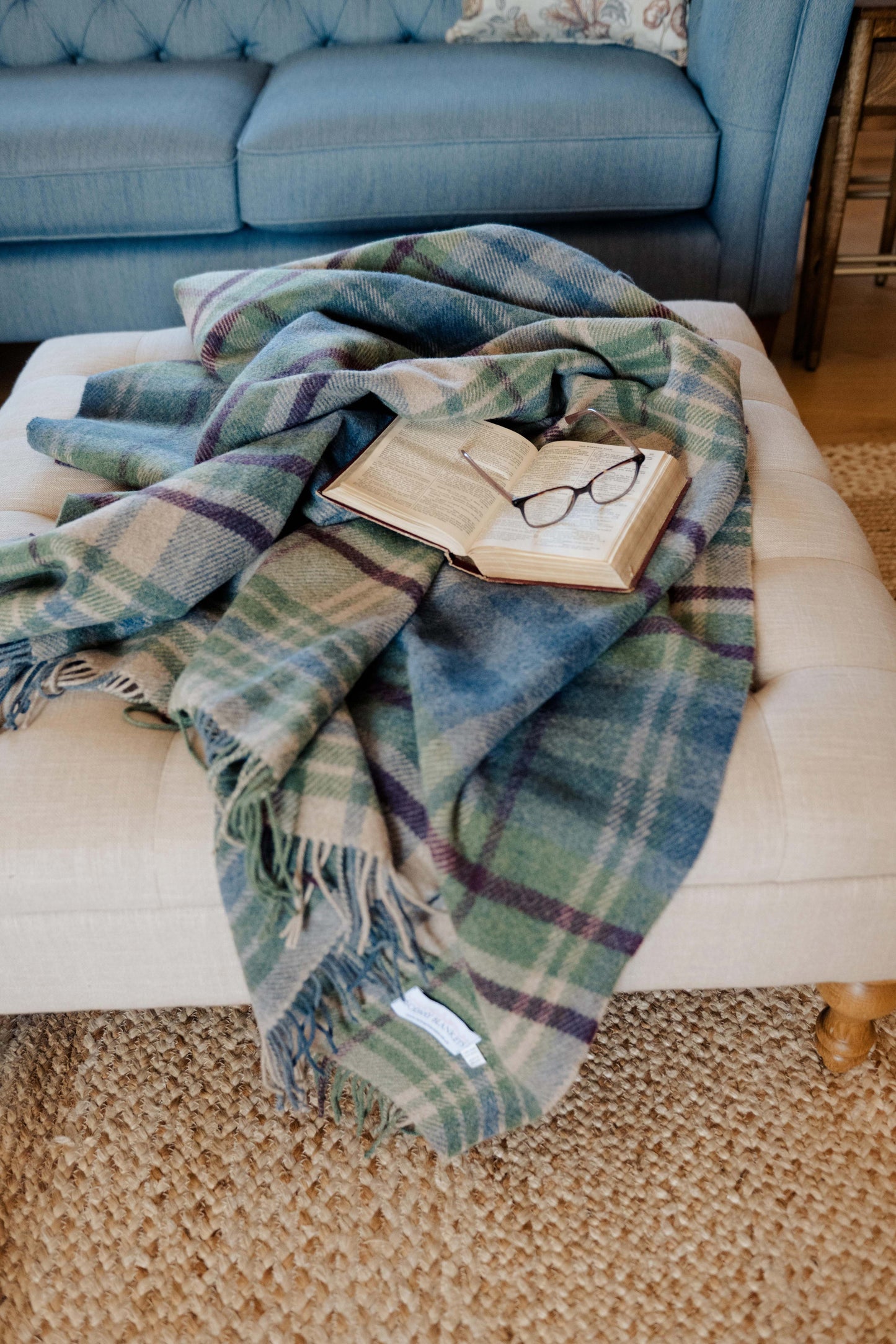 Arbigland Plaid Wool Blanket