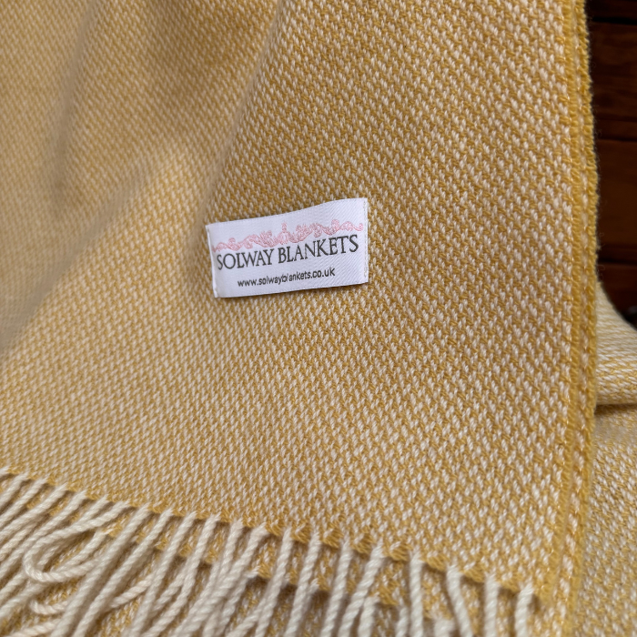 Sunrise Cream Pure Cashmere Baby Blanket