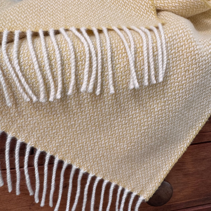 Sunrise Cream Pure Cashmere Baby Blanket