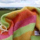 Refresh Stripe Pure New Wool Blanket Throw 01