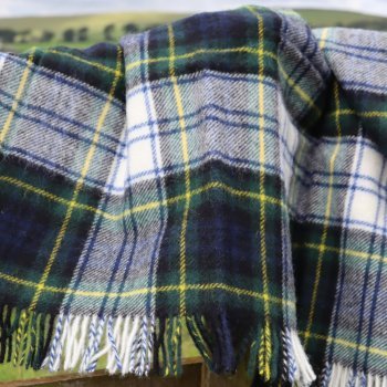 Dress Gordon Tartan Pure New Wool Blanket