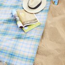 Blue Cottage Picnic Blanket Beach Styled